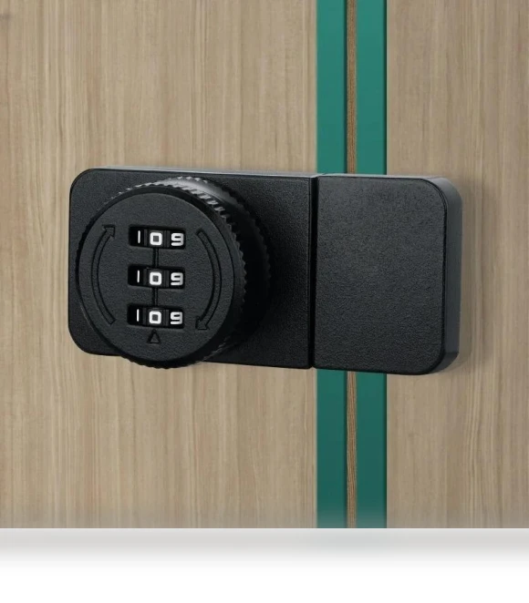 3-Digit Code Lock — Padlocks & Hasps, Super Dream Home