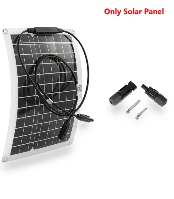 Flexible Solar Panel Charger with Dual USB — Chargers, Happy Home Mall