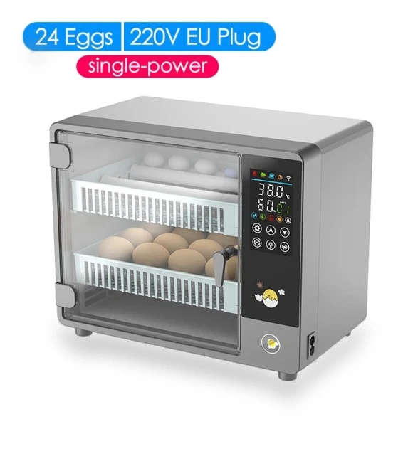 Fully Automatic Touch Control Temperature Egg Incubator — Egg Cookers, Happy Home Mall