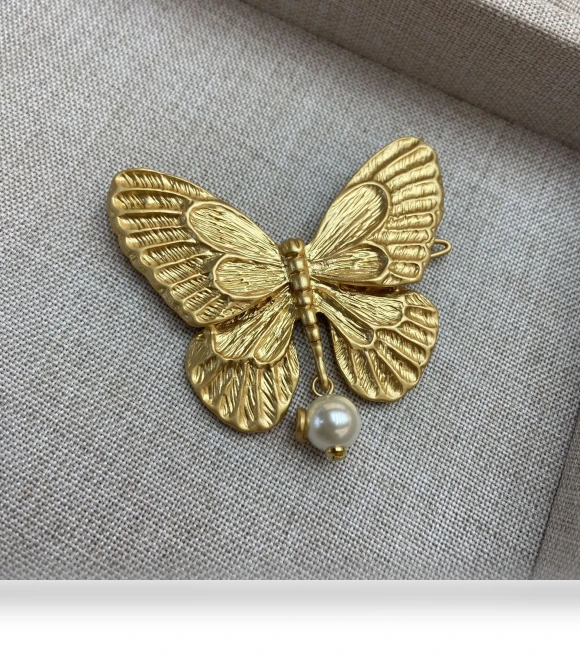 Golden Smart Butterfly Pearl Jewelry Set — Jewelry Sets, Fashion footsteps