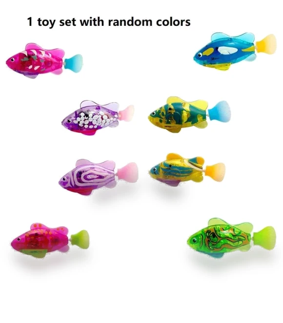 Interactive LED Robotic Fish Toy for Cats — Cat Playthings, Seahorse Home
