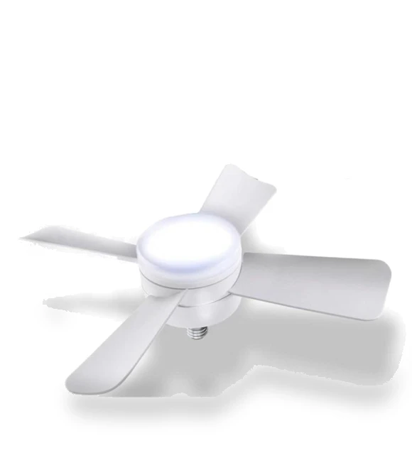 Modern Smart Silent Ceiling Fan with LED Light — Ceiling Fans, Seahorse Home