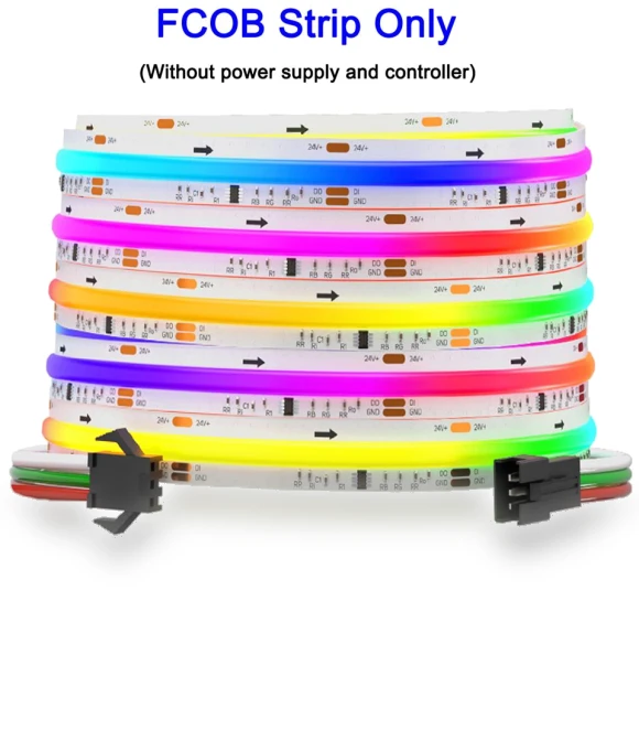 Smart Bluetooth SPI FCOB RGB LED Strip Kit — LED Strips, AE Selection