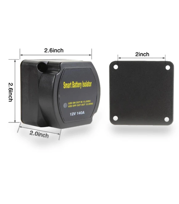Smart Dual Battery Isolator — Batteries, Rustic Elegance House
