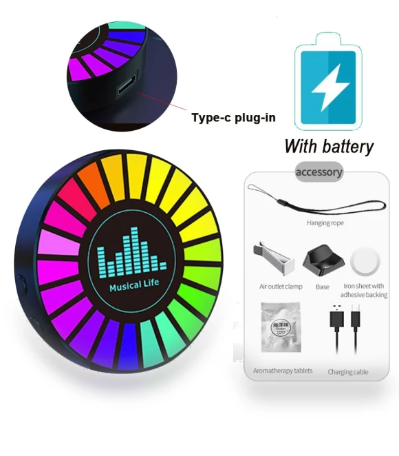 Smart RGB Pickup Lights LED 3D Ambient Lamp — Creative Lighting Solutions, Rustic Elegance House