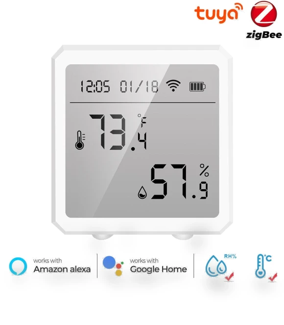 Temperature and Humidity Sensor with LCD Screen — Home Climate Control, Super Dream Home
