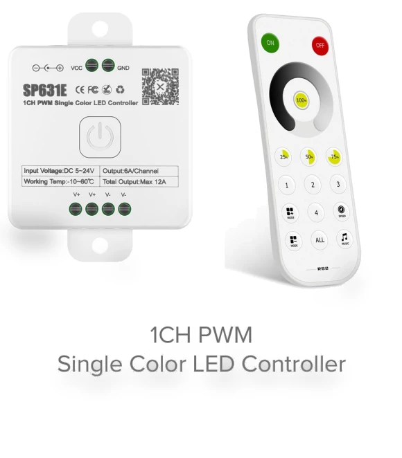 Ultra-thin Touch SPI PWM LED Remote Control — Remote Controls, AE Selection
