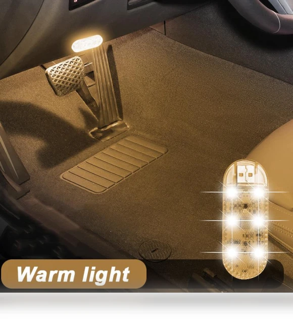 USB Touch Sensor LED Car Interior Light — Light Kit, Timeless Home
