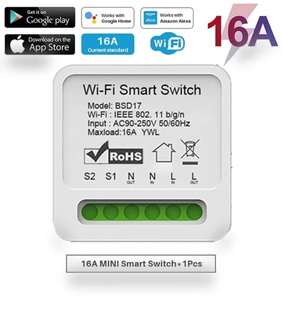 Wifi Smart Switch 2 Way Wireless Control — Dimmer Switches, Good Household Items
