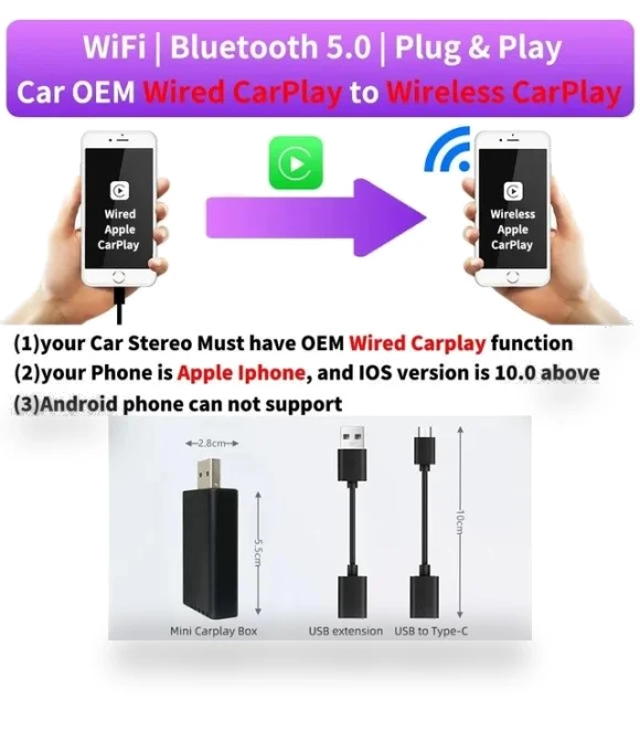 AI CarPlay Adapter for Factory Car Stereo — Car Accessories & Gadgets, Auto Accessories Home