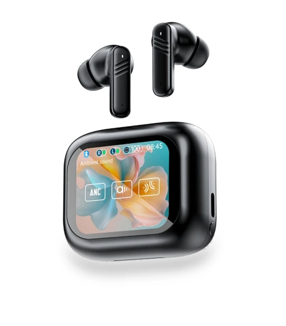 Bluetooth Earbuds with Touch Screen and ANC — In-Ear Headphones, Auto Accessories Home