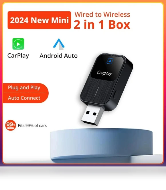 CarPlay Android Auto Dongle — Car Essentials, Auto Launcher
