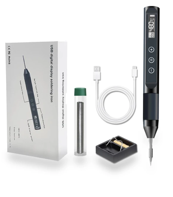 Digital USB Soldering Iron with Adjustable Temperature — Stations, Reliable tool