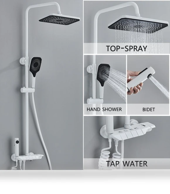 Smart Digital Display Shower Mixer Set — Panels, JOHO - CarGear