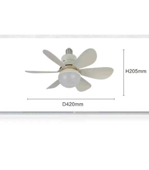Smart Fan with LED Light Replacement and Remote Control — Ceiling Fans, Comfort Homeware