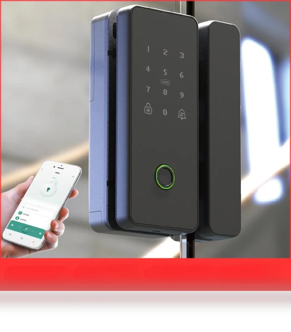 Smart Glass Door Lock — Smart Home Security, Auto Launcher