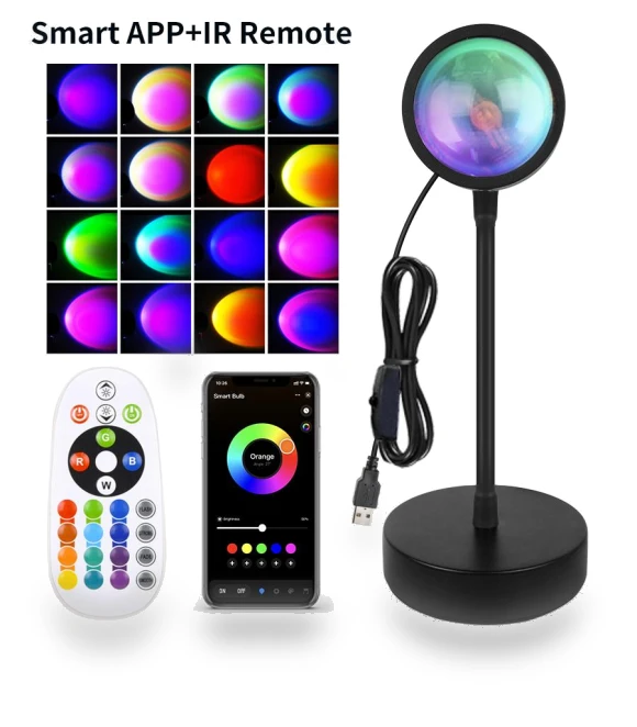 Smart Sunset LED Night Light — Night Lights, Intelligent Living Hall