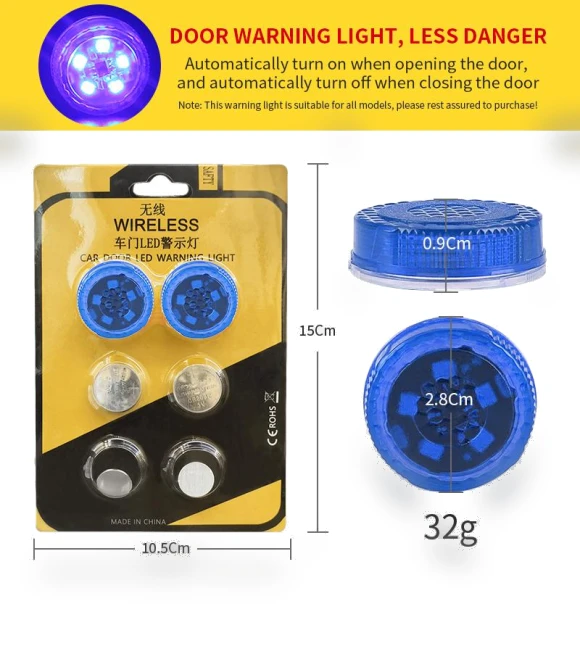 Universal Car LED Door Warning Light — Vehicle Safety Signals, Cars Auto Home
