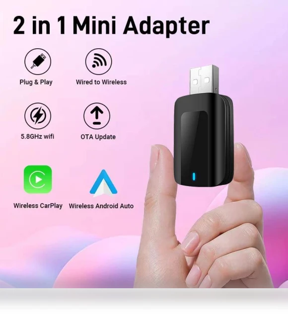 Wireless Android Auto Adapter — Car Essentials, Auto Launcher