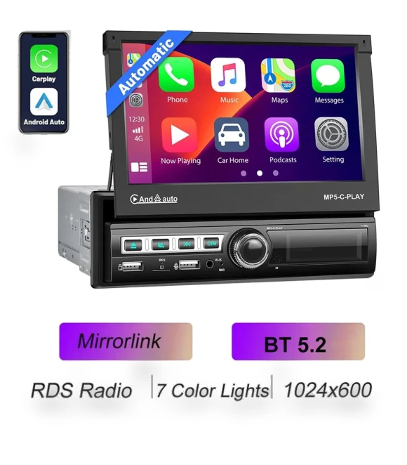 7-inch Touchscreen Car Radio Receiver — Stereo Receivers, ToyousoniC