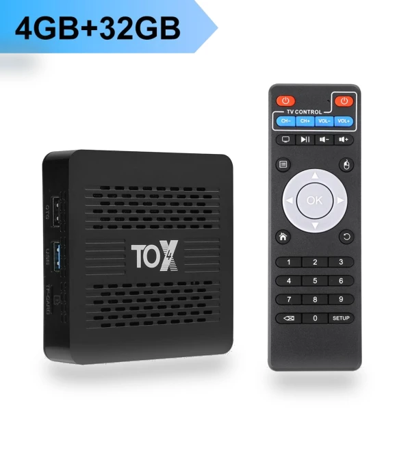 Android 13 Smart TV Box — Streaming Devices, Blackin