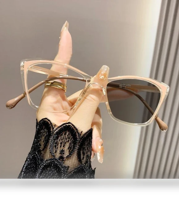 Color Changing Cat Eye Frame Glasses — Sun Protection Eyewear, CICI Global Glasses