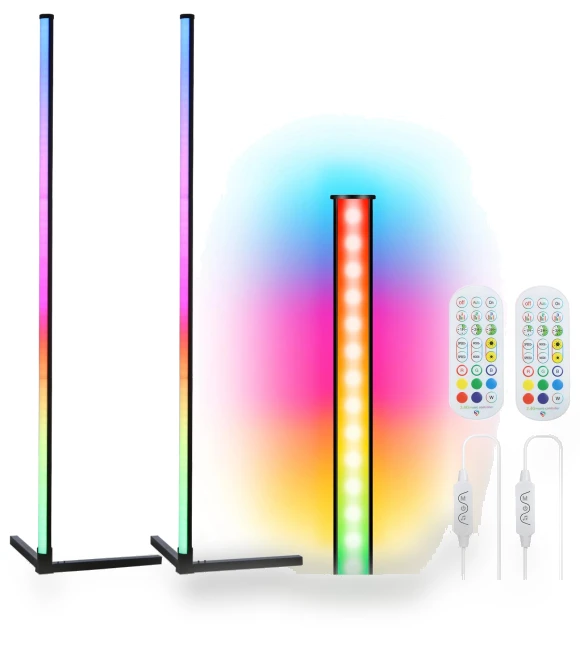Connected RGB Floor Lamp with Controller — Standing Lights, Neoglint