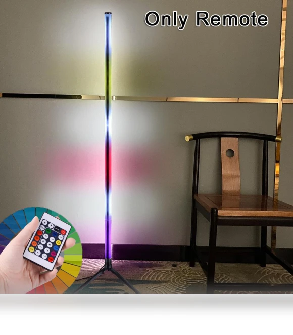 Corner Floor Lamp RGB LED Smart APP Remote Control — Standing Lights, GYROBALL