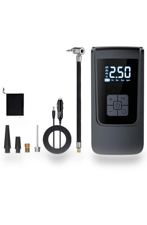 Smart Air Compressor with LED Light — Tire Inflation Solutions, Cars Auto Home