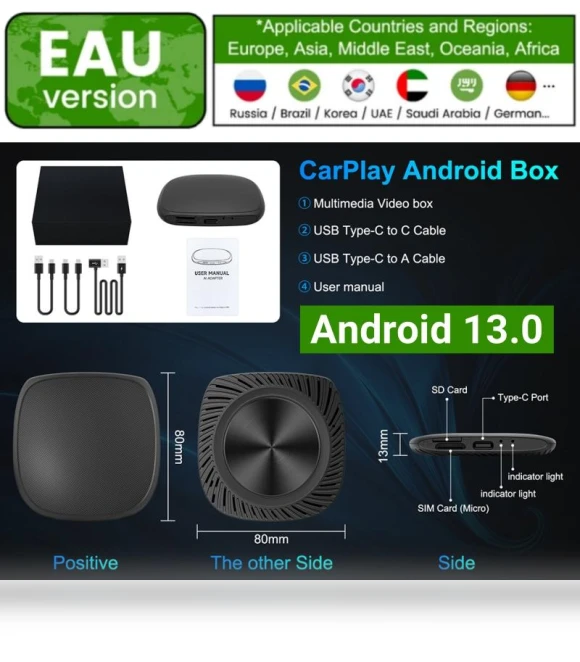 Smart CarPlay Ai Box — Stereo Receivers, Auto Accessories Home