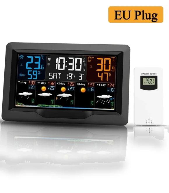 Smart Weather Station with Color Display — Home Climate Control, Home Furnishing Department Mall