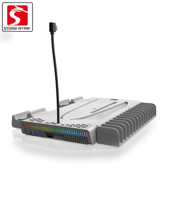 Stand and Cooling Station with RGB LED Controller — Accessories, Super Dream Home