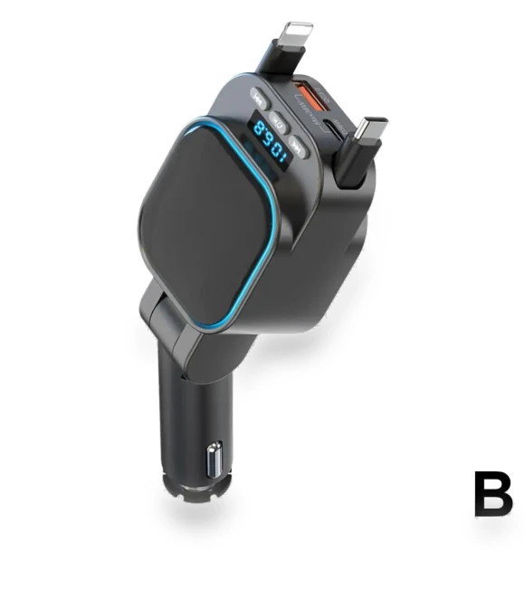 VR Robot FM Transmitter Bluetooth Car MP3 Player with Fast Car Charger — Phone Accessories, Dream Garage
