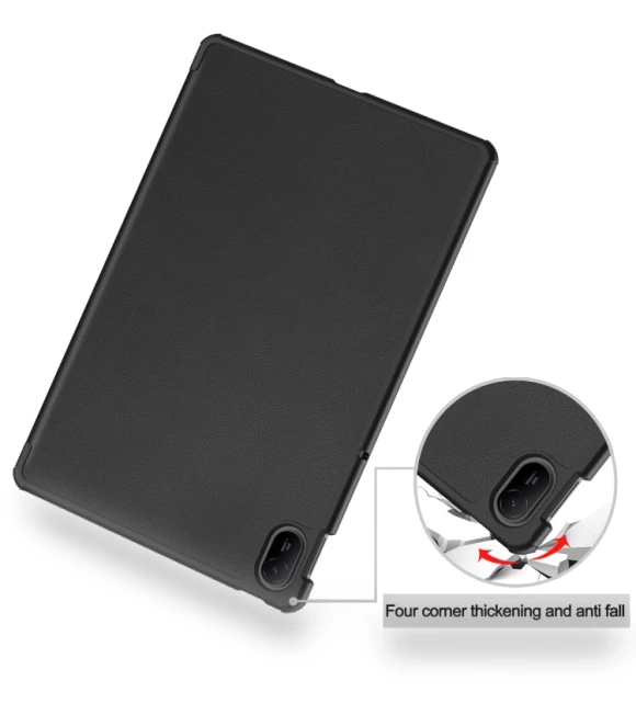 3-Fold Holder Smart Leather Tablet Case for Huawei Matepad SE 11 — Keyboard Cases, Huawei
