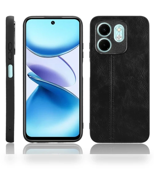 Cow Pattern Sewing Back Cover Phone Case for Infinix Hot 50i / Smart 9 — Protective Cases, Infinix