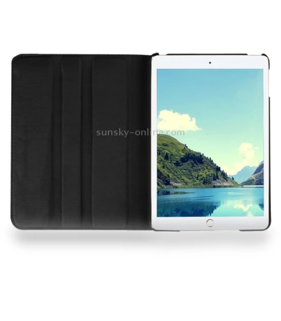 360 Degree Rotating Smart Leather Case with Holder for iPad mini 4 / mini 5 — Protective Cases, Litchi Texture