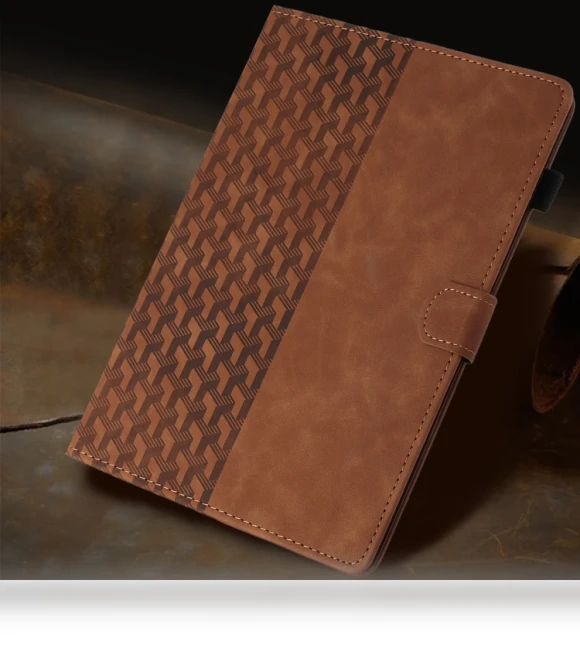 Building Blocks Embossed Leather Smart Tablet Case for iPad mini 6 / mini 2024 — Keyboard Cases