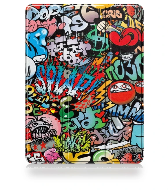 3-Fold Holder Smart Leather Tablet Case for iPad Pro 11 2024 — Cases, Custer Painted