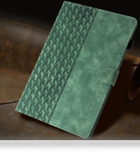Building Blocks Embossed Leather Smart Tablet Case for iPad Pro 11 2024 — Keyboard Cases