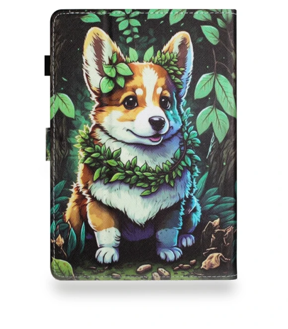 Colored Drawing Stitching Leather Smart Case for Kindle Paperwhite 12th Gen 2024 — Protective Cases, Amazon
