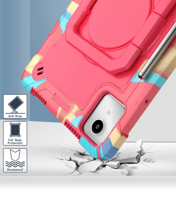 Handle Robot Silicone Hybrid PC Tablet Case for Lenovo Tab M11/Xiaoxin Pad 11 2024 — Keyboard Cases, Lenovo
