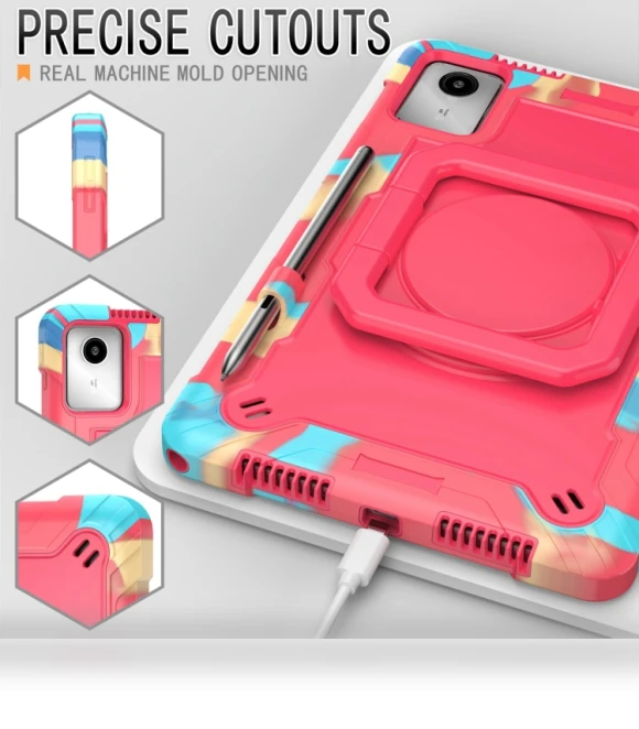 Handle Robot Silicone Hybrid PC Tablet Case for Lenovo Tab M11/Xiaoxin Pad 11 2024 — Keyboard Cases, Lenovo
