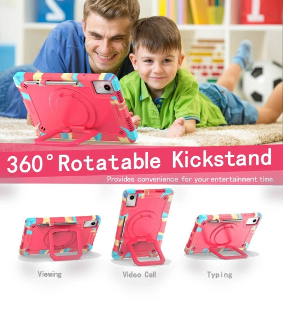 Handle Robot Silicone Hybrid PC Tablet Case for Lenovo Tab M11/Xiaoxin Pad 11 2024 — Keyboard Cases, Lenovo