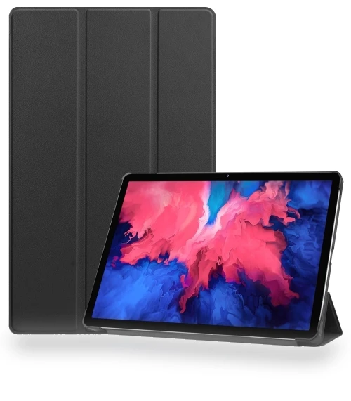 Three-folding Smart Leather Tablet Case for Lenovo Tab P11 — Keyboard Cases, Lenovo