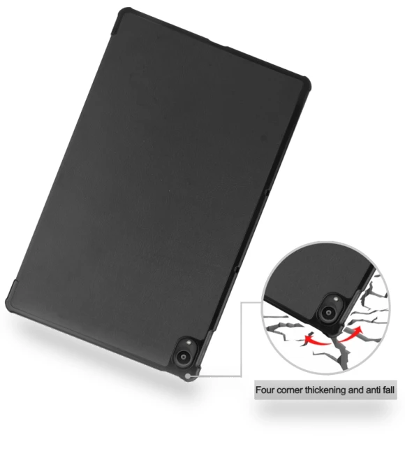 Three-folding Smart Leather Tablet Case for Lenovo Tab P11 — Keyboard Cases, Lenovo