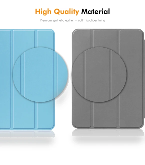Tri-fold Leather Smart Tablet Case for Redmi Pad SE 4G 8.7 — Protective Cases, ENKAY