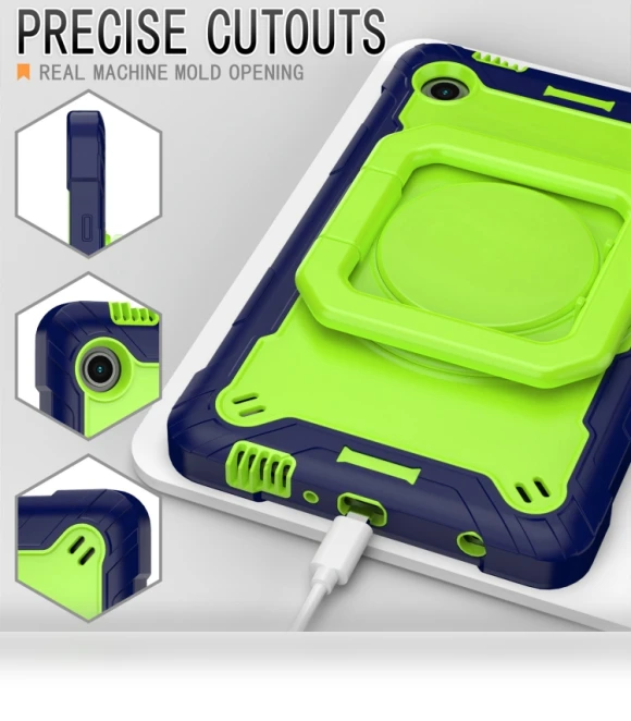 Handle Robot Silicone Hybrid PC Tablet Case for Samsung Galaxy Tab A9 — Cases, Samsung
