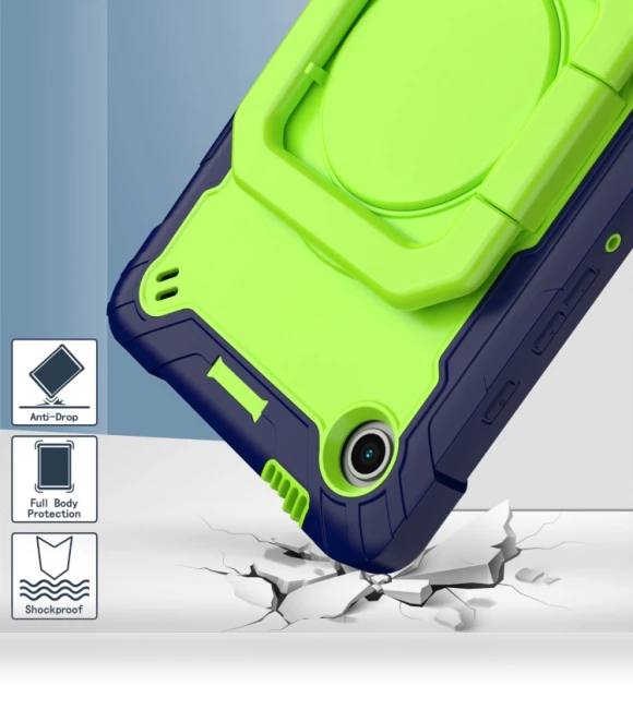 Handle Robot Silicone Hybrid PC Tablet Case for Samsung Galaxy Tab A9 — Cases, Samsung