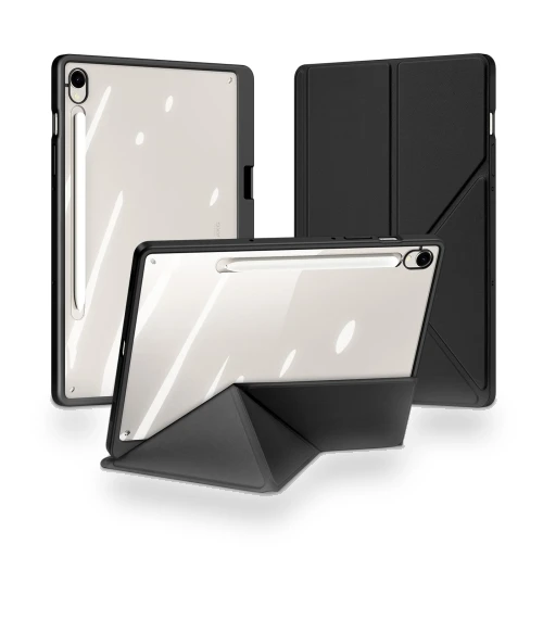 Smart Leather Tablet Case for Samsung Galaxy Tab S9 / S9 FE with Stand Function — Keyboard Cases, DUX DUCIS