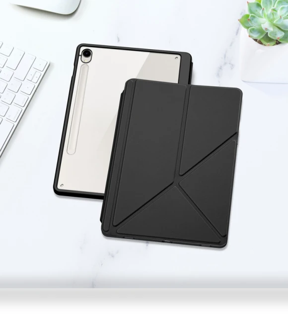 Smart Leather Tablet Case for Samsung Galaxy Tab S9 / S9 FE with Stand Function — Keyboard Cases, DUX DUCIS
